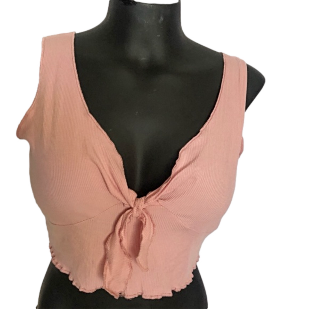 ROMWE Pink Short Top - Picture 2 of 9
